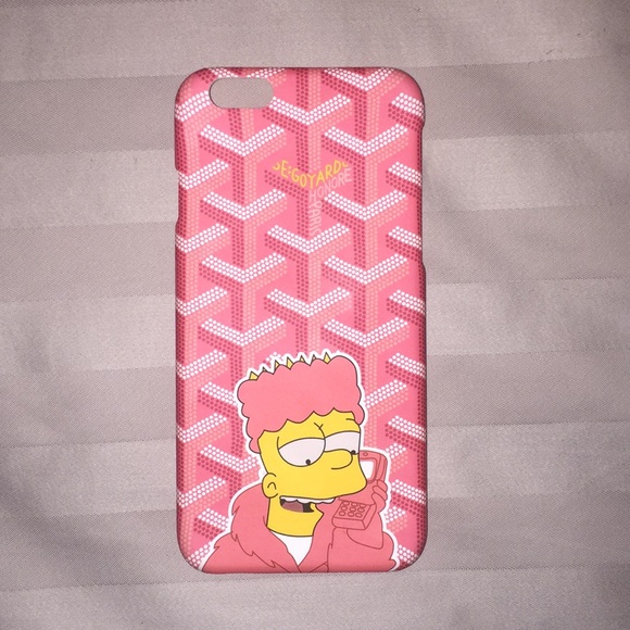 goyard simpsons iphone case